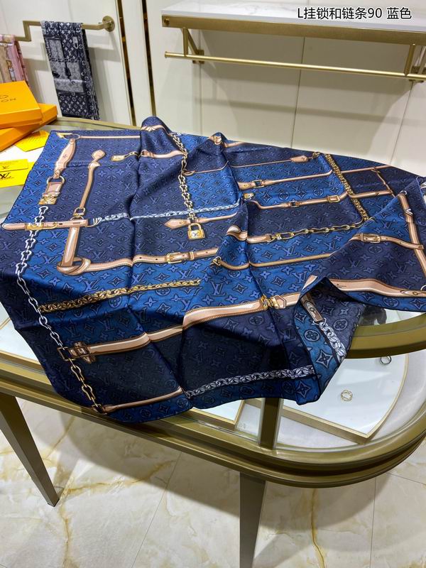 LV silk scarf 90X90cm E04 (7)